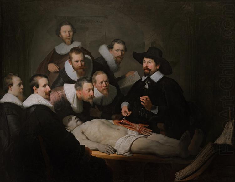 REMBRANDT Harmenszoon van Rijn The Anatomy Lesson of Dr Tulp (mk33) china oil painting image